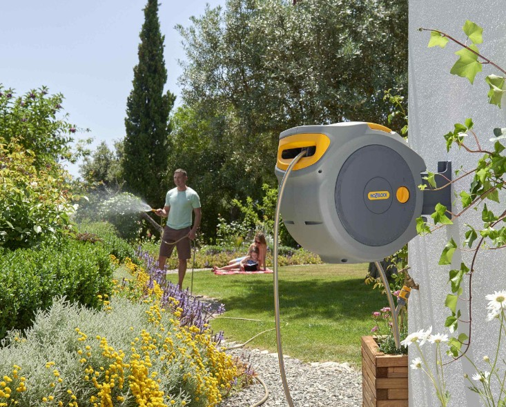 HORTUM MAKARA SET DUVAR OTOMATİK 20MT HOZELOCK