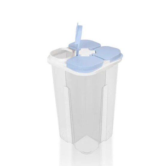 NET/GIDA KABI KURU 4 BÖLMELİ LUNA SQUARE 2450ML
