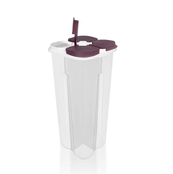 NET/GIDA KABI KURU 4 BÖLMELİ LUNA SQUARE 3000ML