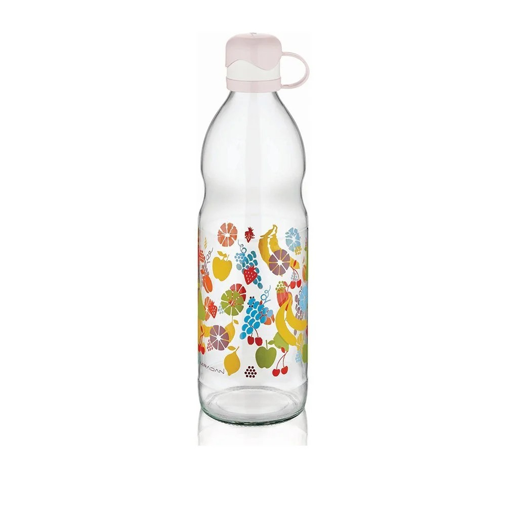 NET/SU ŞİŞESİ DEKORLU LUNA CAM 1000CC