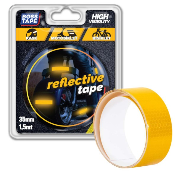 BANT REFLEKTİF BANT SARI 35MMX1,5MT