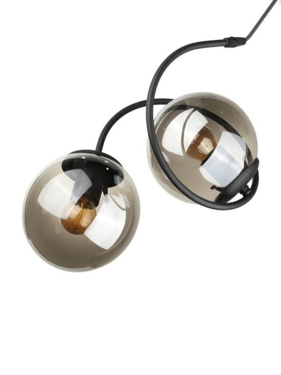 AVİZE İKİLİ DRAGON FÜME CAM SİYAH