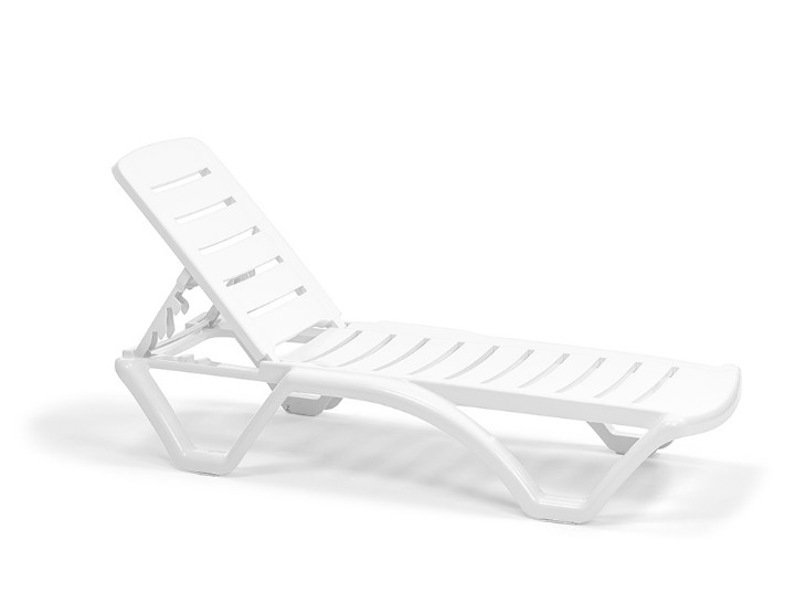 ŞEZLONG ELİTE KOLSUZ BEYAZ