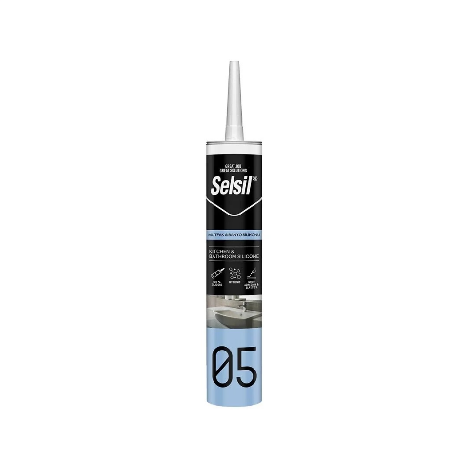 ORT-SİLİKON MUTFAK BANYO ŞEFFAF 280ML KOLİ/25AD