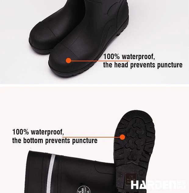 ÇİZME SİYAH ÇELİK BURUNLU NO:44