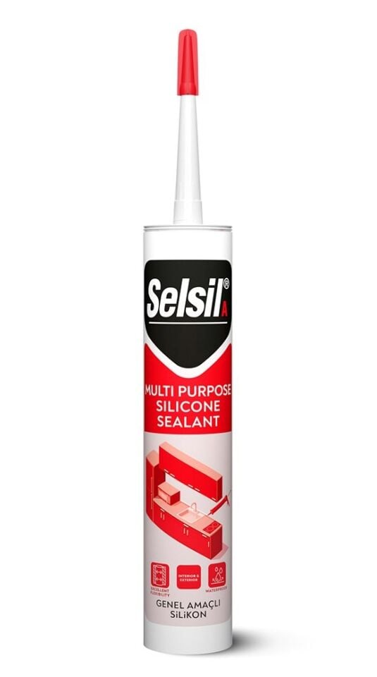 ORT-SİLİKON GENEL AMAÇLI KAHVERENGİ 280ML