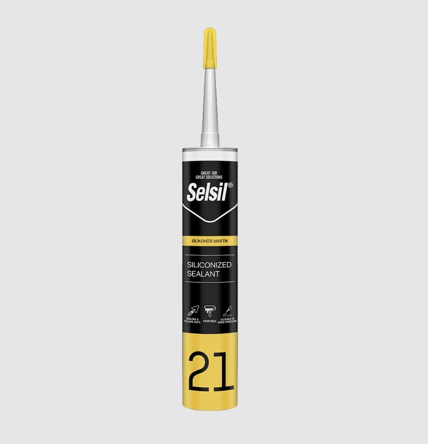 ORT-MASTİK SİLİKONİZE BEYAZ 450GR KOLİ/25AD TP