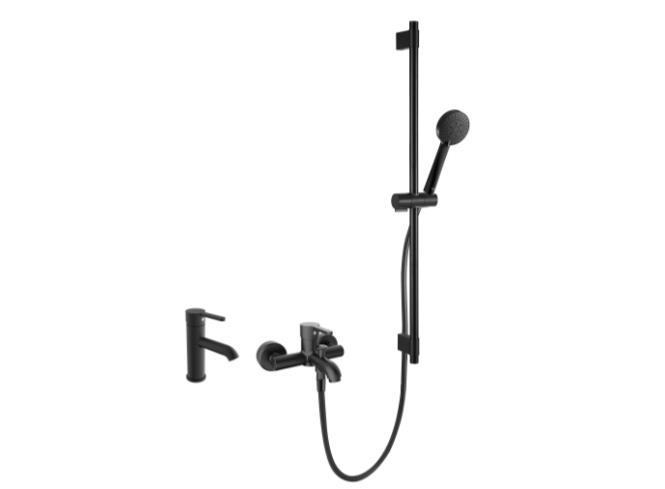 KAMPANYA/CARELIA BANYO SETİ 3 LÜ MAT SİYAH