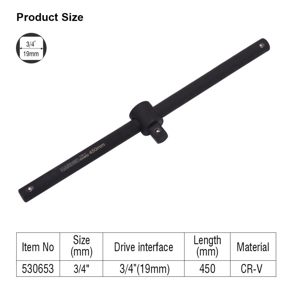 LOKMA ANAHTAR KOLU ''T'' 450MM 3/4''