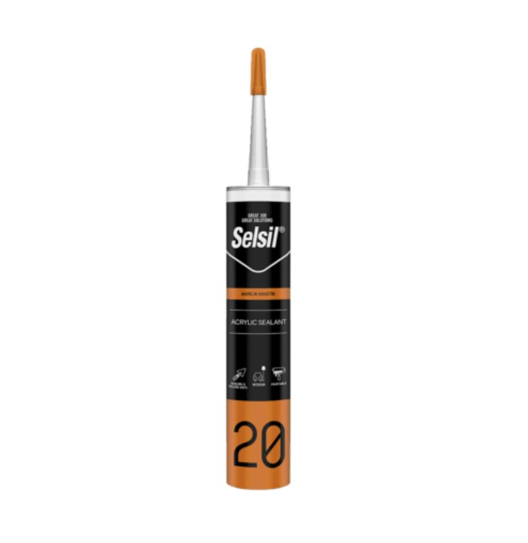 ORT-MASTİK SİLİKONİZE ANT. GRİ 500GR KOLİ/25AD TP