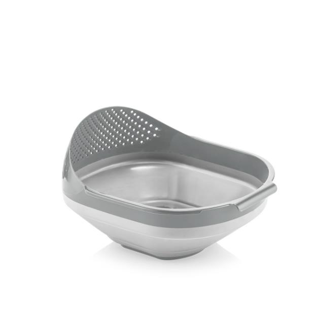 PİRİNÇ SÜZGEÇ KATLANABİLİR GRİ