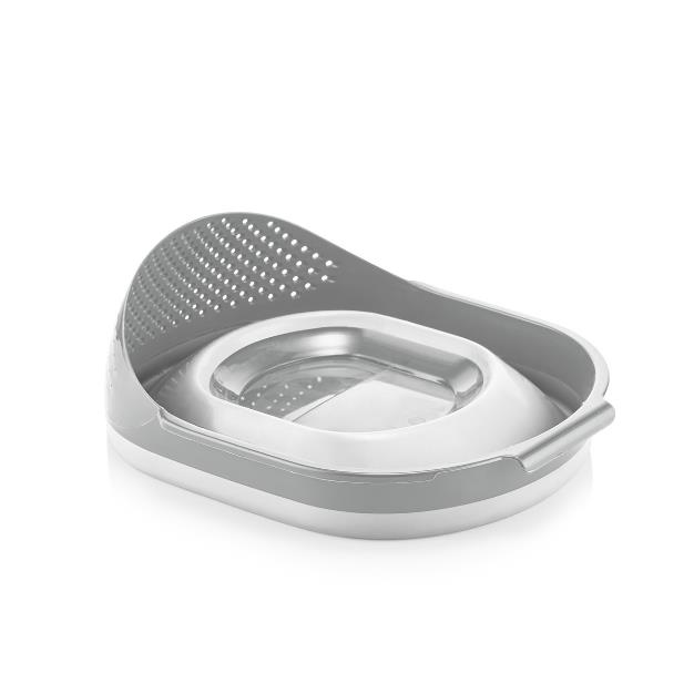 PİRİNÇ SÜZGEÇ KATLANABİLİR GRİ