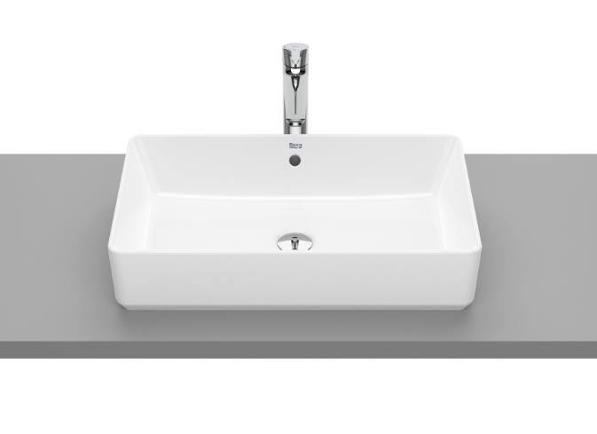 KMPNY/GAP SQUARE TEZGAH USTU CANAK BEYAZ 60x37x13