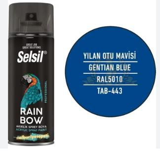 SPREY BOYA AKRİLİK YILAN OTU MAVİ 400ML KOLİ/12AD