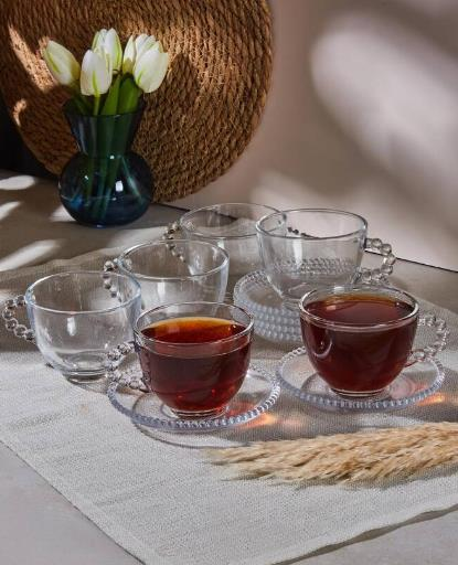 ÇAY FİNCANI CAM GİRONA 6LI