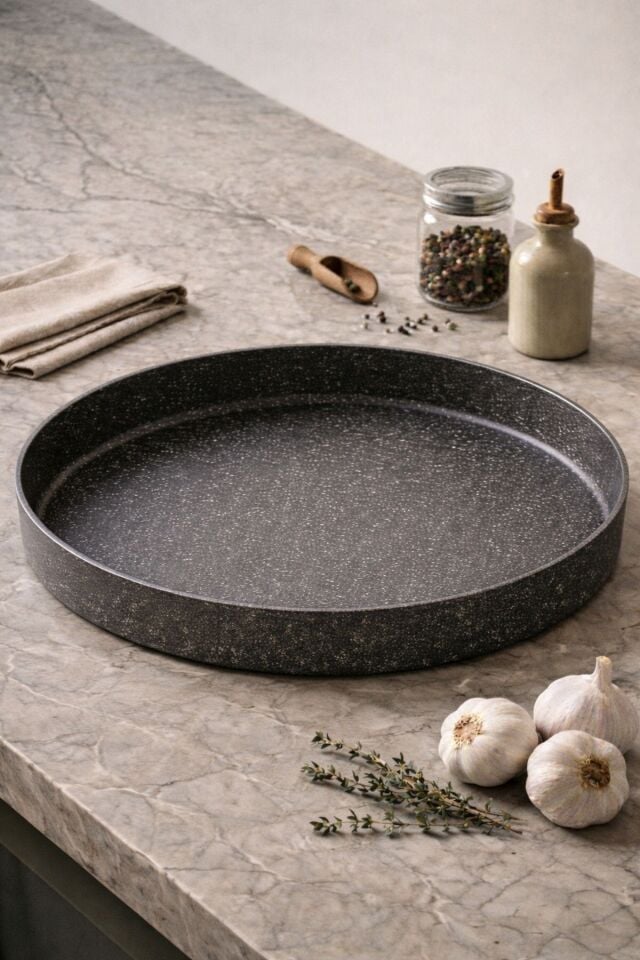 HAMARAT GRANİT TEPSİ 34 CM
