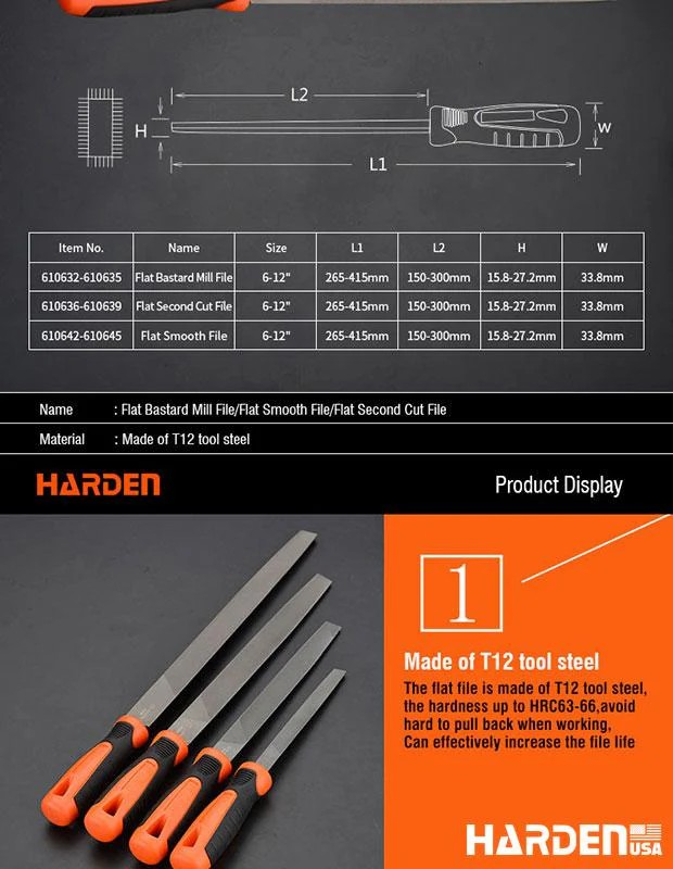 EĞE DÜZ ÇİFT KESİM 10''