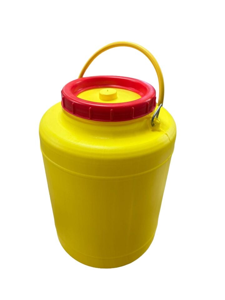 HELLİM BİDONU 15LT YUVARLAK SARI
