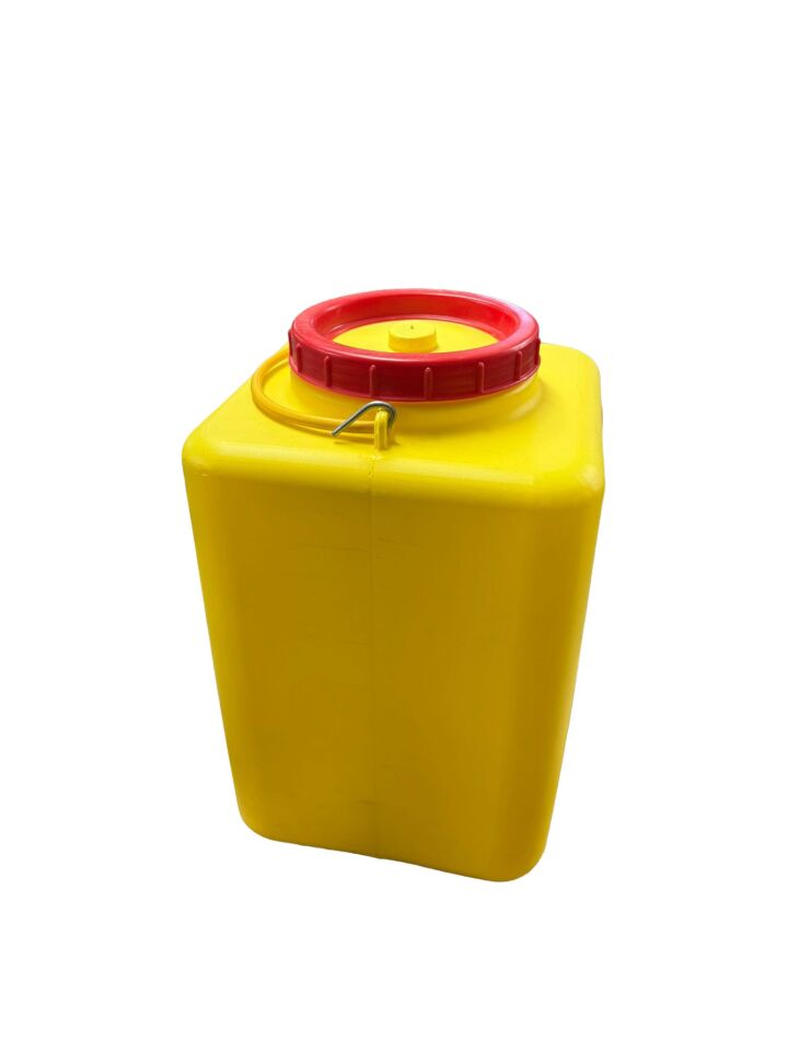 HELLİM BİDONU 20LT KÖŞELİ SARI