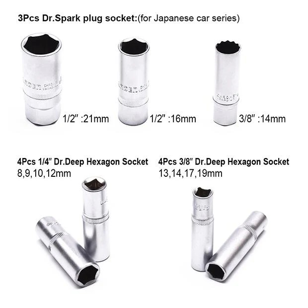 LOKMA ANAHTAR SETİ 132 PARÇA 1/2'' - 3/8'' - 1/4'' TP