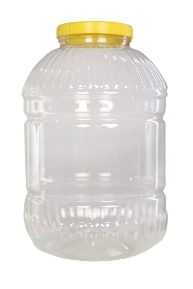 KAVANOZ PET YUVARLAK ŞEFFAF 10LT