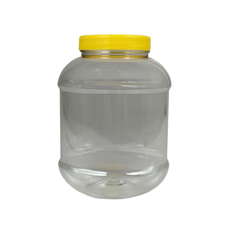 KAVANOZ PET YUVARLAK ŞEFFAF 2LT