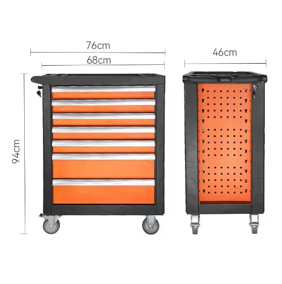 DOLU ALET SANDIĞI METAL 7 ÇEKMECELİ FULL 235 PARÇA