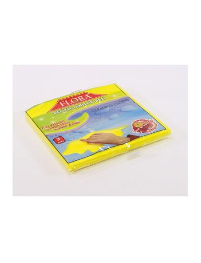 TEMİZLİK BEZİ DELİKLİ 3LÜ