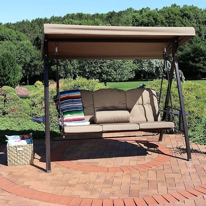 SALINCAK BAHÇE MİNDERLİ KREM 199X57X25