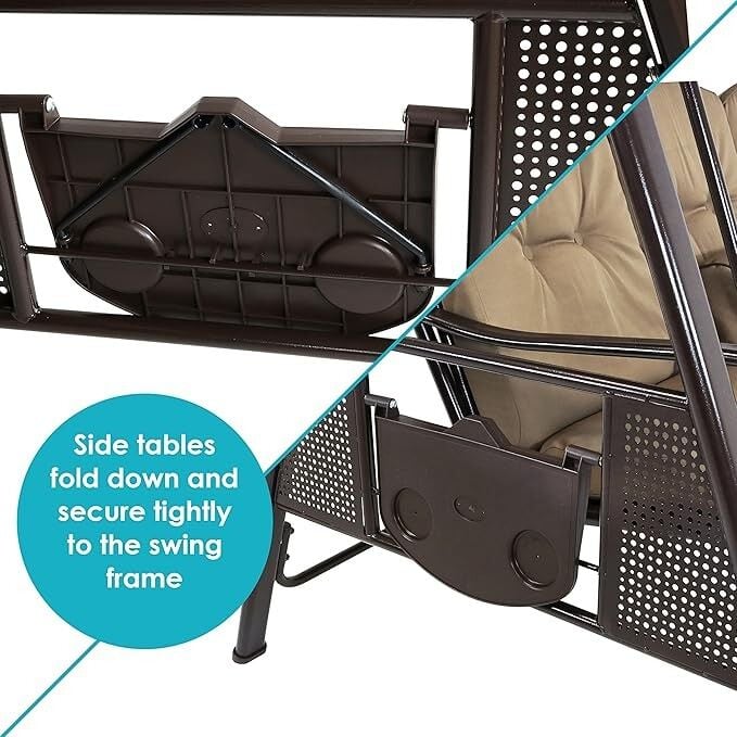 SALINCAK BAHÇE MİNDERLİ KREM 199X57X25