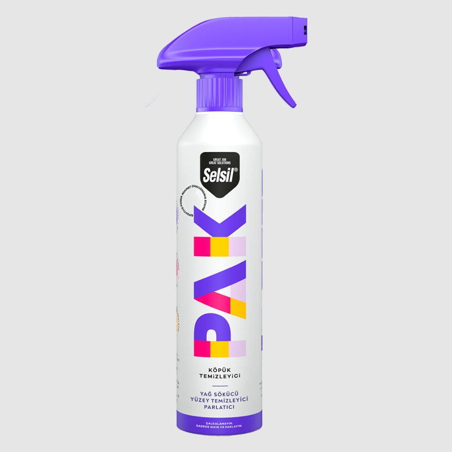 PAK MUCİZE KÖPÜK TEMİZLEYİCİ SPREY 500ML KOLİ/12AD