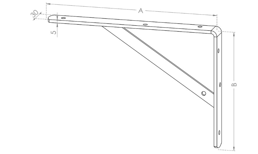RAFALTI MADRA BATTAL SİYAH 50X33