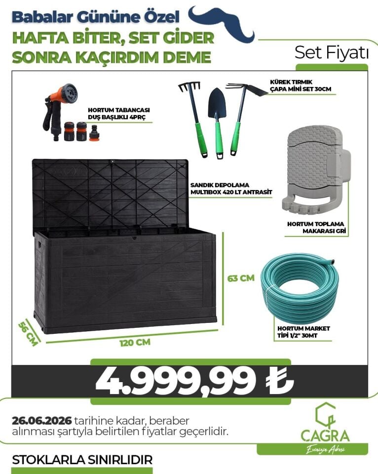 NET*/BAHÇE SANDIK SET