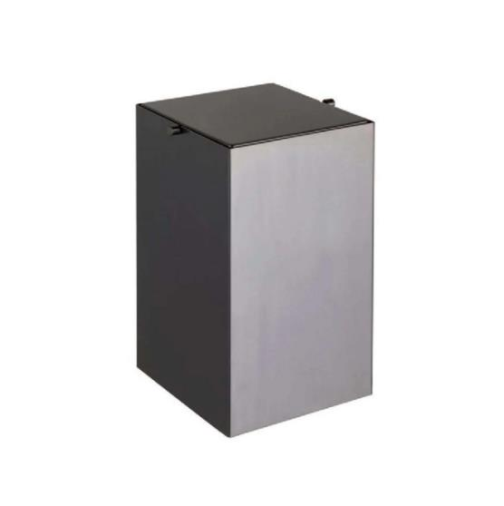 ÇÖP KOVASI LÜX DÖNER KAPAK KARE 3LT ANTRASİT