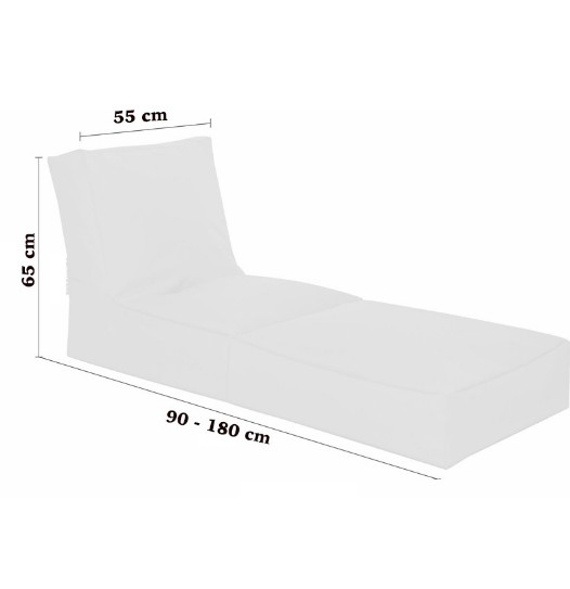 KOLTUK & YATAK PUF SİESTA FÜME