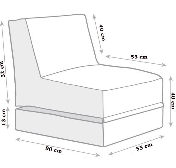 KOLTUK & YATAK PUF SİESTA TURKUAZ