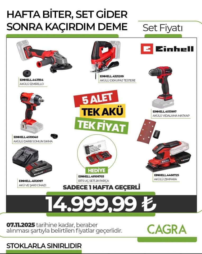 NET*/SET0020 EINHELL USTA SETİ