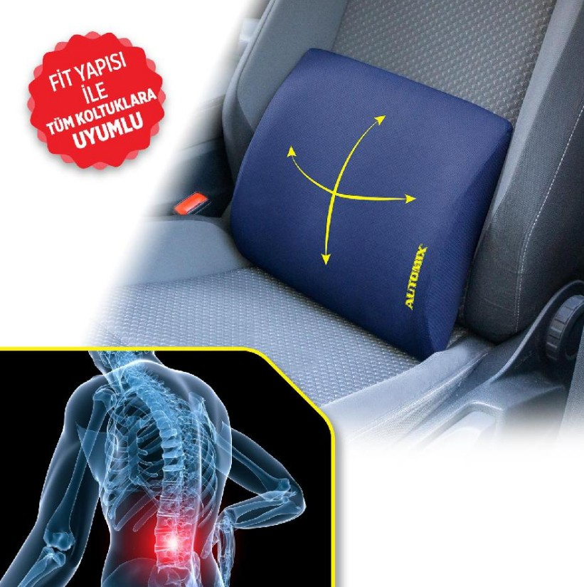 AUTOMIX SÜPER ALL FIT VİSKO BEL DESTEK YASTIĞI