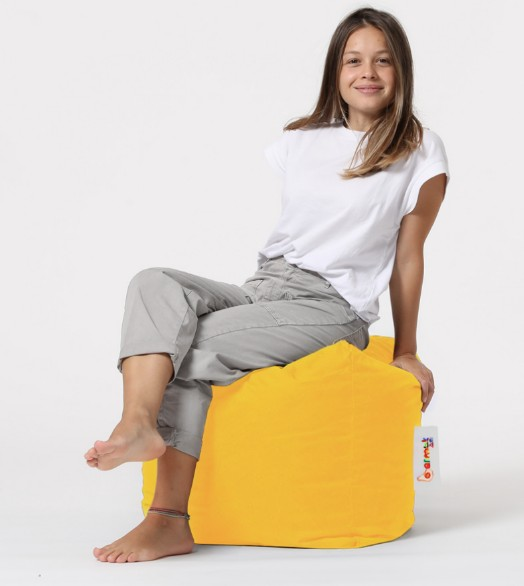 KARE PUF 45X45 SARI