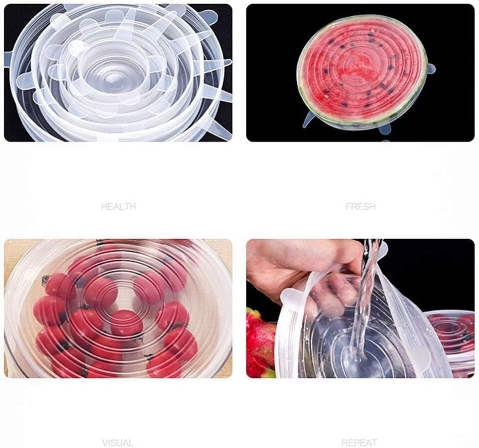 KAPAK STREÇ SİLİKON 6 PARÇA