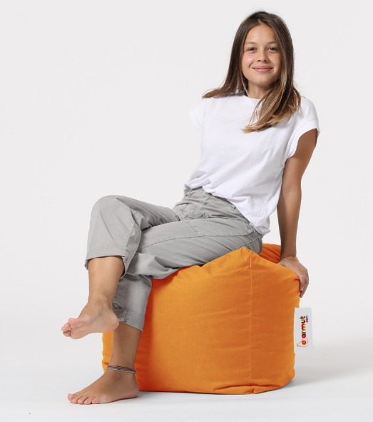 KARE PUF 45X45 TURUNCU