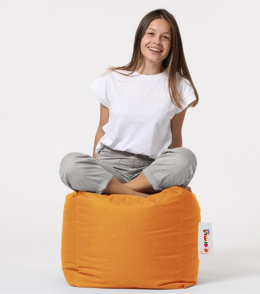 KARE PUF 45X45 TURUNCU