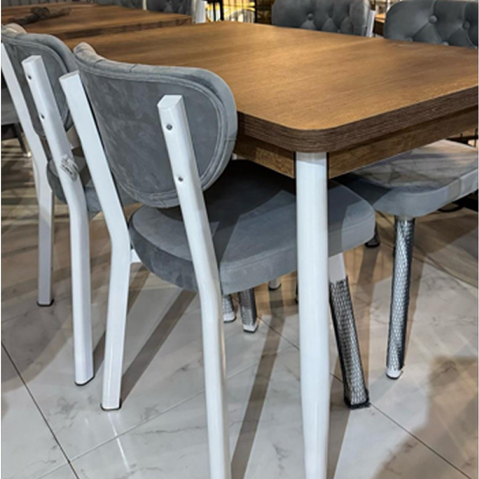 NET/MASA SANDALYE TK. 4 SAND.''SİLVA-SİMGE'' 70X120