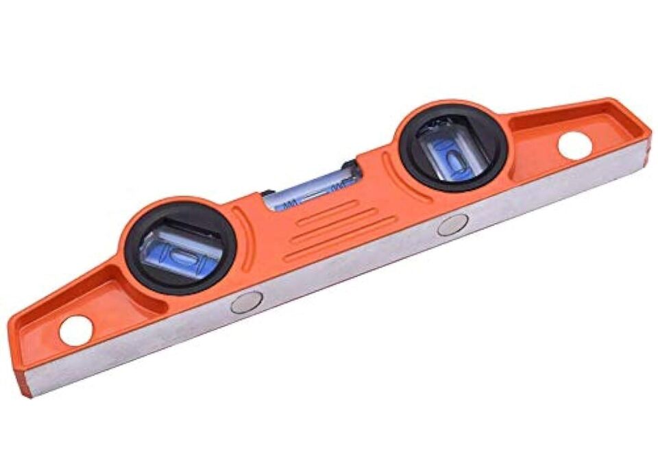 ALÜMİNYUM SU TERAZİSİ TORPEDO 25CM TURUNCU