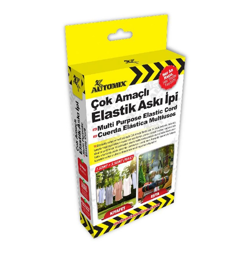 AUTOMİX ÇOK AMAÇLI ELASTİK ASKI İPİ