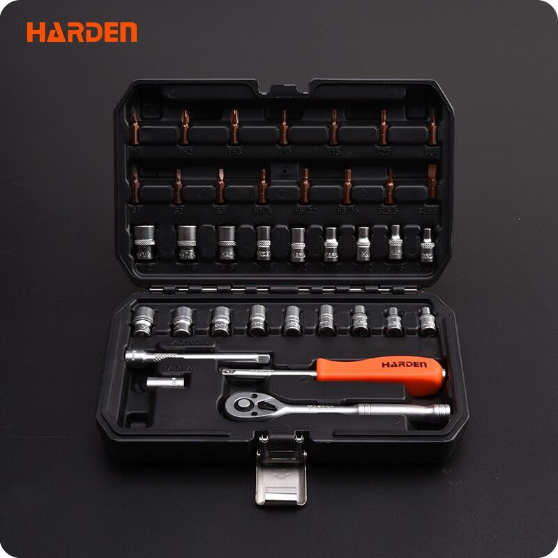 LOKMA ANAHTAR VE SOKET SETİ 37 PARÇA 1/4''