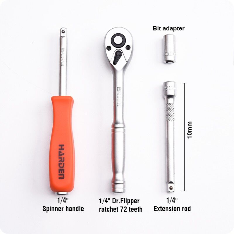 LOKMA ANAHTAR VE SOKET SETİ 37 PARÇA 1/4''