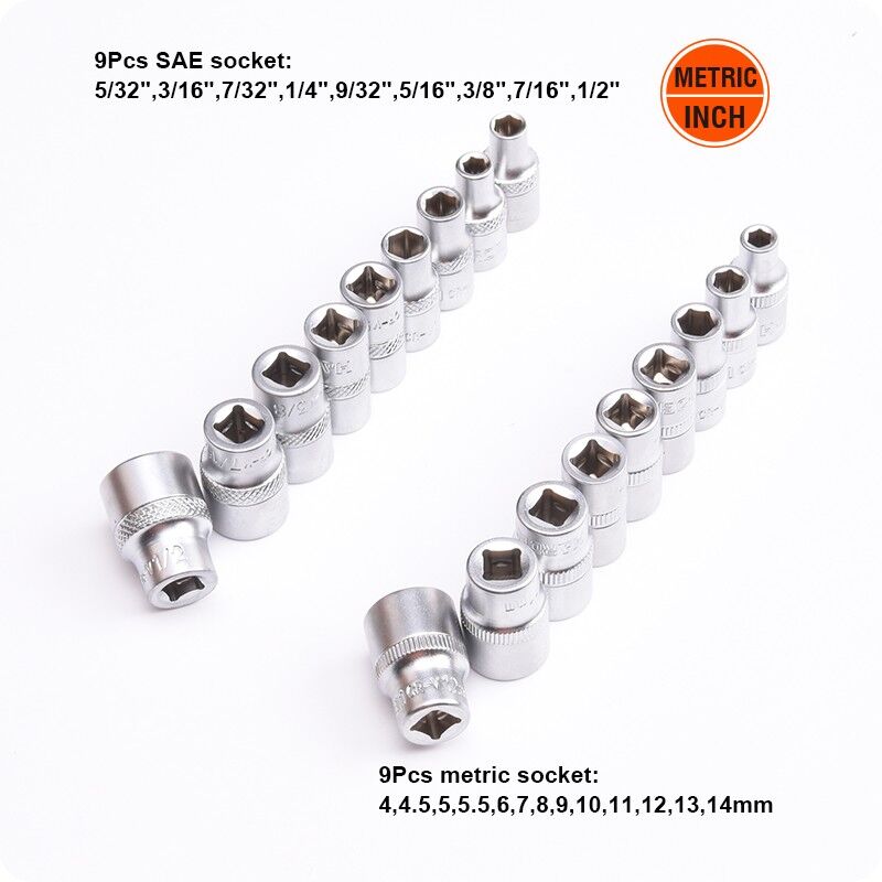 LOKMA ANAHTAR VE SOKET SETİ 37 PARÇA 1/4''