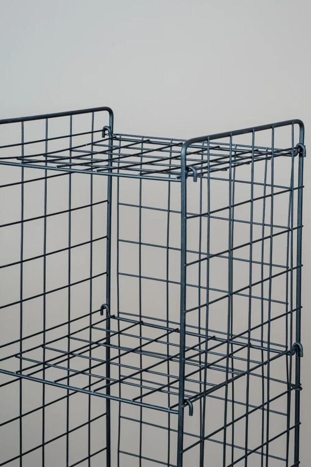 KİTAPLIK TEL 5 RAFLI SİYAH 36x135x33CM