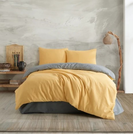 NEVRESİM TAKIMI ÇİFT TRF. BRUSH Ç.K. 4 PRÇ. HARDAL